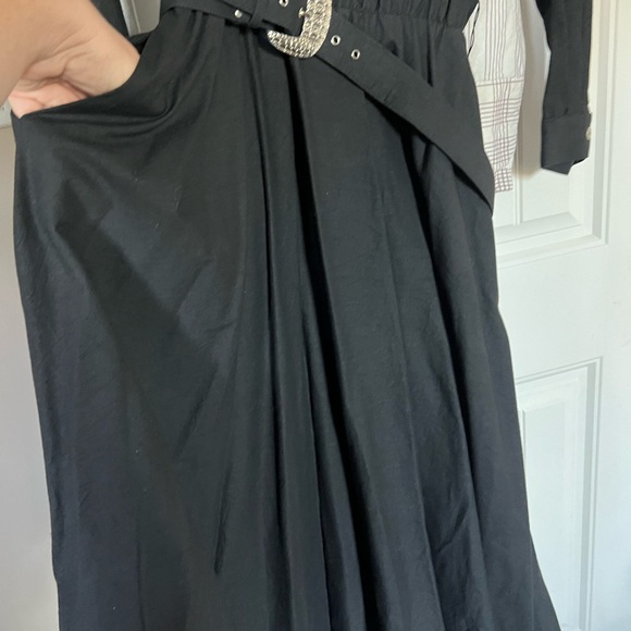 Lilia Smitty Black & Silver Fringe Western Dress - Picture 3 of 5